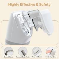 Cortapelos de perro para amoladora de uñas, recortadora eléctrica inalámbrica 4 en 1, bajo ruido, recargable por USB, cortapelos para mascotas - details 2
