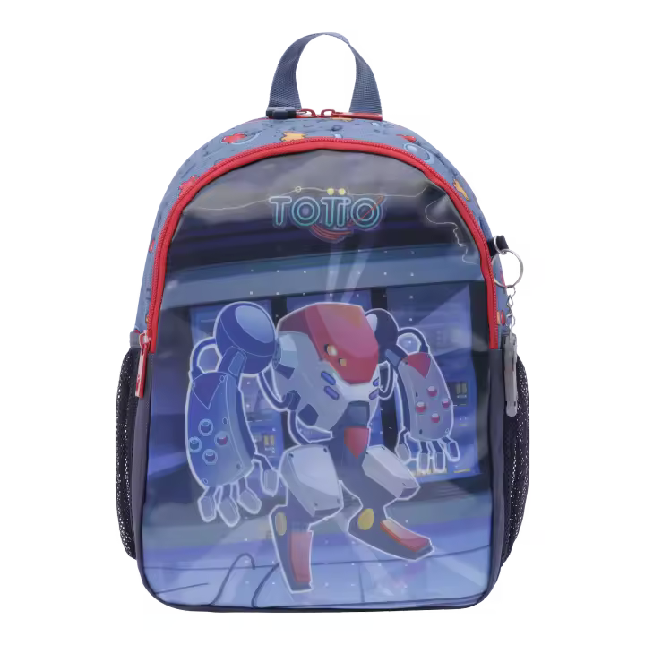 Totto Mochila escolar Atlas -Dimensiones:23.5 x 32.5 x 8.5 cm-Material:Poliester - 1