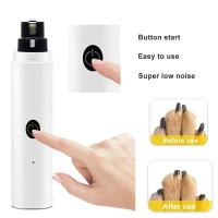 Cortauñas Eléctrico Para Perros Y Gatos Recargable USB Con Luz LED Para Mascotas Ruido Bajo Herramientas De Aseo De Pies - details 2