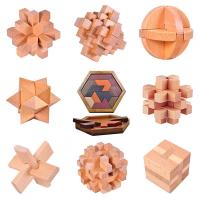 Juguete Educativo De Madera Para Niños Y Adultos Juego De Lógica Desmontaje De Cerradura De Encina Boutique Juguetes Inteligentes - details 0
