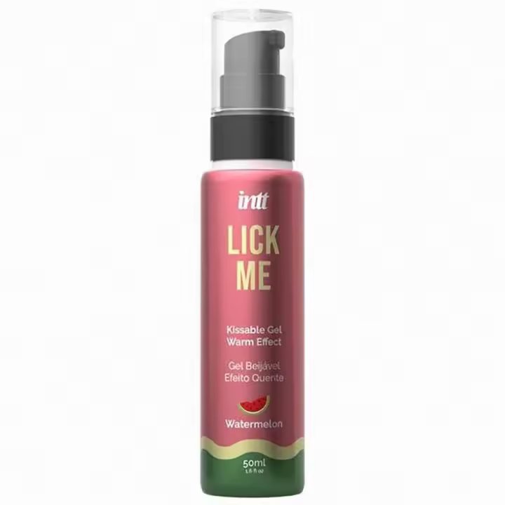 INTT GEL BESABLE CON EFECTO CALOR Y AROMA DE SANDÍA LICK ME 50ML - 1