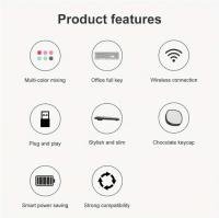 USB wireless silent keyboard and mouse set, keyboard and mouse set high-value wireless mouse and keyboard, thin keyboard exquisite set - details 7
