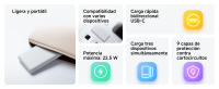 Official | Xiaomi Power Bank 10000mAh 22.5W Lite, Ligera y Portátil, Compatibilidad con Varios Dispositivos, Potencia Máxima de 22,5 W, Carga Rápida Bidireccional USB-C, Carga Tres Dispositivos Simultáneamente, 9 Capas de Protección contra Cortocircuitos - details 1