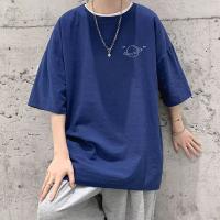 Camiseta Casual Para Hombre Con Estampado De Planeta Minimalista Talla M-8XL Manga Corta Versátil Y Moda Primavera/Verano - details 4