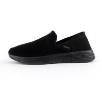 ANDY-Z  AZ2322 Todo negro  Mocasines planos de malla transpirables de moda para hombre, zapatos planos tipo slip-on - details 0