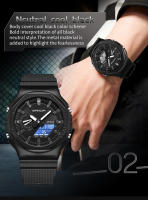 Reloj Deportivo De Lujo Para Hombre SANDA Con Cronógrafo LED Impermeable Y Pantalla Digital Cuarzo Reloj De Pulsera Militar - details 3