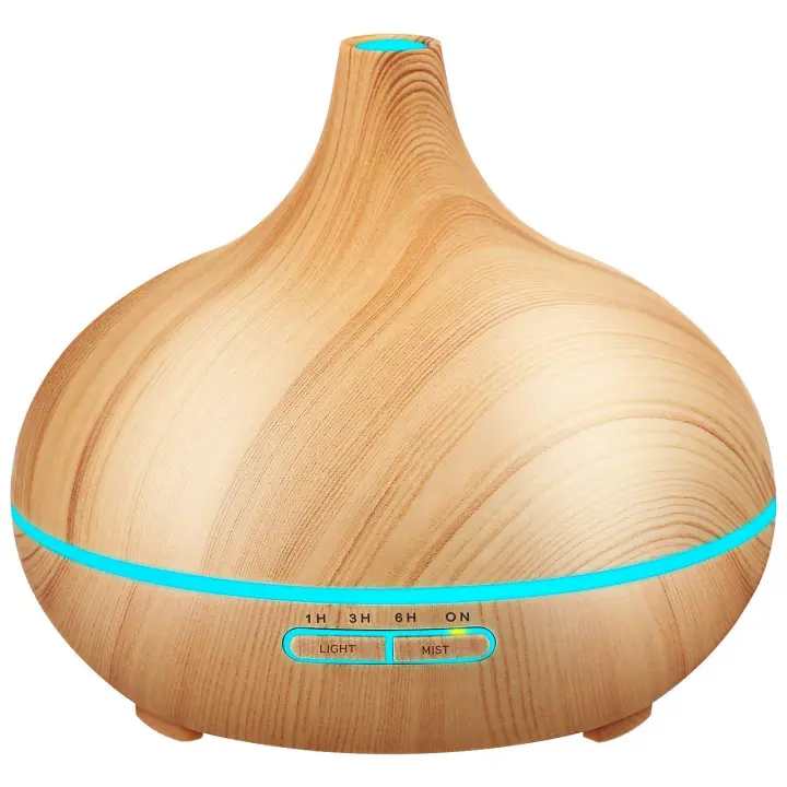 MAXYOGA Humidificador Ultrasónico Aromaterapia 300ml con Luces LED y Temporizador - 1