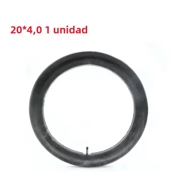Tubo De Bicicleta Para Neumáticos Gruesos 20x4.0 Para Motocicletas De Nieve Bicicletas ATVs Negro Pieza O Paquete De 2PCS - 1