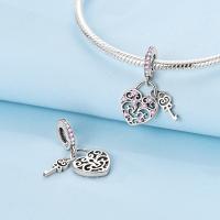 Pendiente Original De Joyería De Moda Clásica Serie Romántica Loto De Bolas S925 Plata Pura Con Zirconia Regalo DIY - details 3