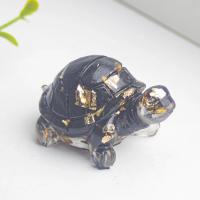 2PC Piedra De Cristal Natural Con Resina En Forma De Tortuga Pequeña Decoración De Escritorio Para Meditación Chakra Y Hechizos Regalo Para El Hogar - details 4