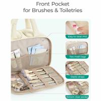 Neceser de viaje ligero y esponjoso para mujer, bolsa de almacenamiento para cosméticos, neceser de viaje - details 3