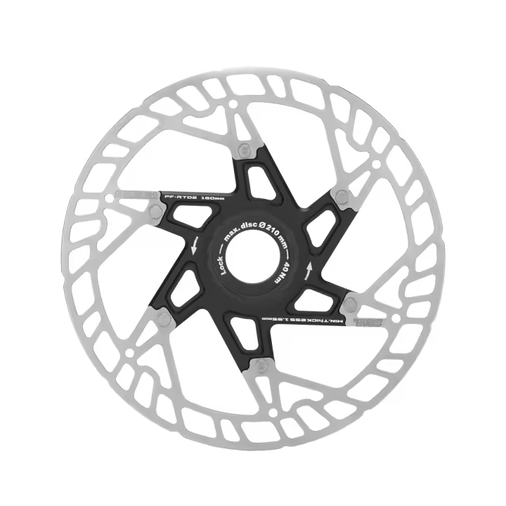 MEROCA Disco De Freno Para Bicicleta Ultraligero 160mm Diametro Hueco 6-Azul/Central Lock Compatible Con SHIMANO/SRAM Para Montañas Y Carretera Material De Acero - 1