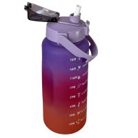 Botella de agua de Plástico 2L para Bebidas Refresco Agua, Botella de Agua Con Pajita Para deporte Gimasio,  Botellas de agua para hacer ejercicio Maxia Market - details 3