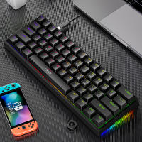 Teclado Mecánico De Juego Mini K620 RGB Con Retroiluminación Teclas Personalizables Y Hotswap USB Para PC Rosa Y Blanca - details 11