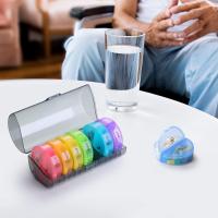 Pastillero Semanal 7 Días 2 Vicios al Día, pastillero portátil con gran compartimento Independiente, sin BPA - details 4