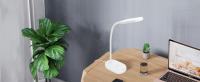 Aigostar lámpara escritorio con carga inalámbrica, flexo LED escritorio para estudiar de 3 niveles de brillo, recargable batería, 100cm cable, flexible ajustable, control táctil, 5000K, blanco - details 2