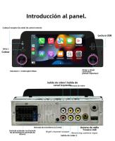 Reproductor Multimedia Para Coche 1Din Pantalla Táctil De 5 Pulgadas Navegación Display Carplay Y Android Auto Soporte De Entrada De Retroceso Universal - details 16