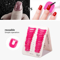 26PCS Bolsa De Herramientas Para Arte De Uñas Con Clip Antidesbordamiento Fácil Y Limpio De Pintura Para Uñas Accesorios De Manicura - details 1