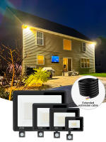 Proyector De Luz Exterior LED Con Sensor De Movimiento PIR 20W 30W 50W 100W 200W AC220V Impermeable Para Jardín Y Paisajismo - details 5