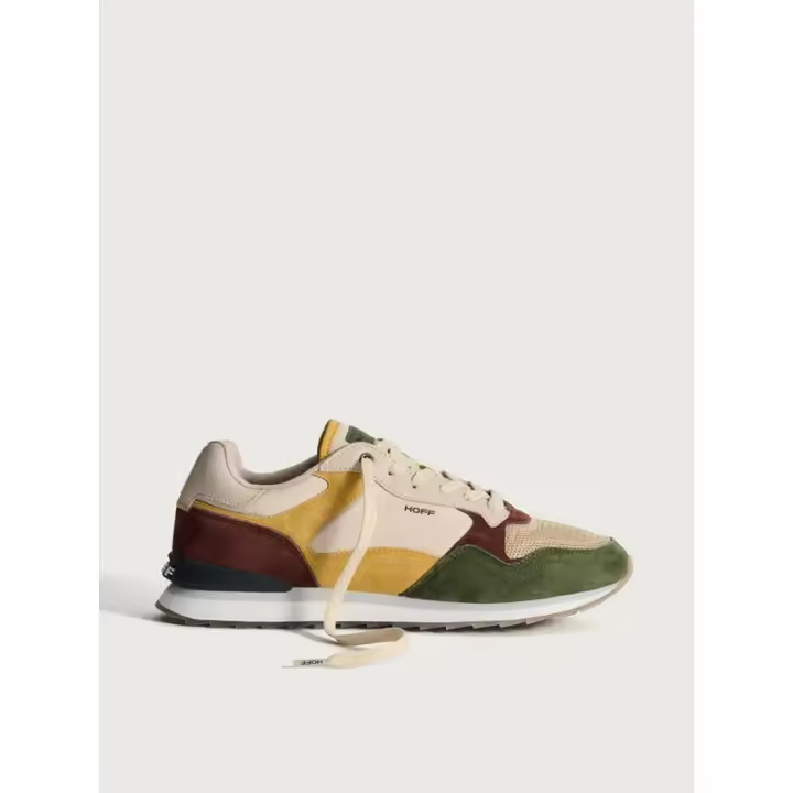 Zapatillas HOFF Oficial - TORINO MAN - Sneaker Colores Verde Beige Amarillo - 1