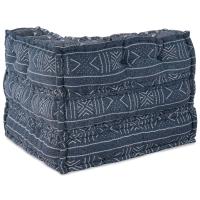 Pouf Modular vidaXL Índigo 70x70x54 Tela - details 3