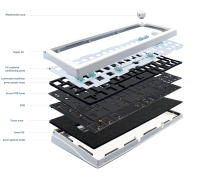 Teclado Mecánico GMK67 65% Con Bluetooth 2.4G Y Retroiluminación RGB Kit Personalizable Hot-swappable Para Escritorio Portátil Y Tablet - details 0