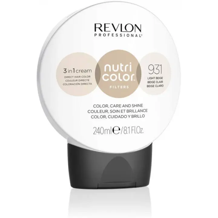 REVLON PROFESSIONAL NUTRI COLOR FILTERS 931 BEIG CLARO 240ML - 1