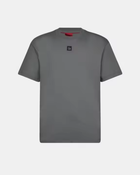 HUGO 50505201 DALILE Camisetas Manga corta Hombre Gris - 1