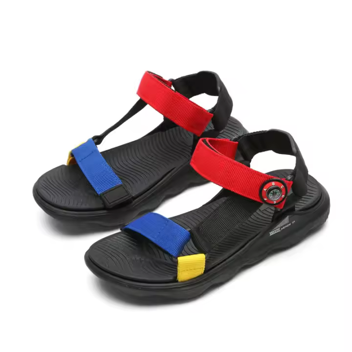Sandalias De Verano Para Niños Y Niñas Calzado Casual Transpirable Con Dedos Abiertos Material De Suela EVA Talla True Fit Para Niños Y Niñas - 1