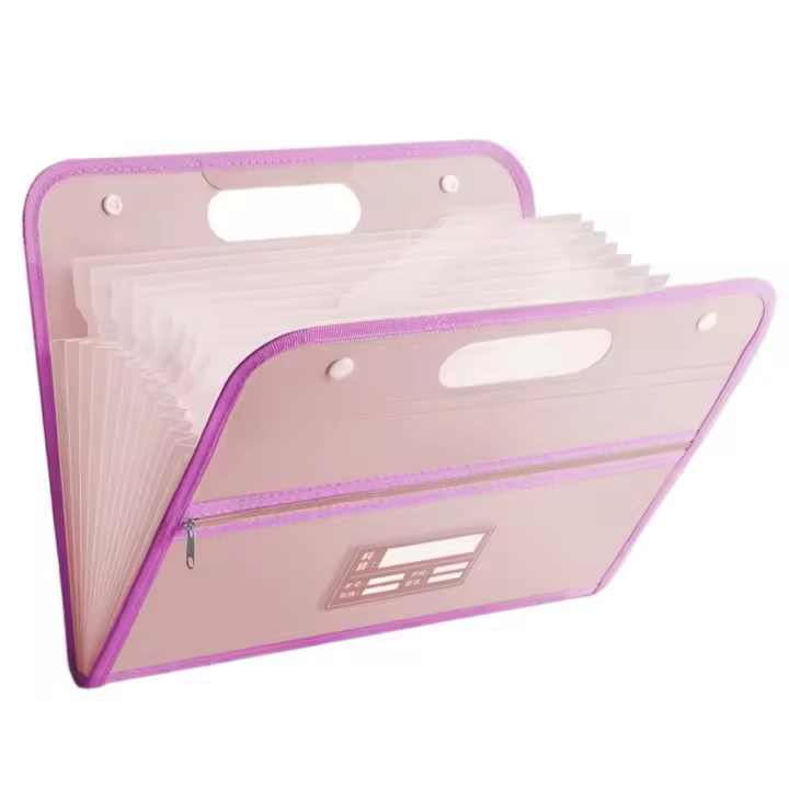 Carpeta De Archivo A4 Con 13 Bolsillos Organizador De Papel Húmedo Gran Capacidad Multi-capa Para Escuela Y Oficina - 1