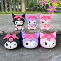 Bolso De Moda Kawaii Hello Kitty Sanrio Pequeño Almacenamiento De Silicona Monedero Figuras De Anime Dibujos Animados Regalo Para Niños - details 6