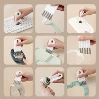 Cepillo Multifuncional Flexible Para Limpieza De Computadora Y Teclado Cepillo Suave Para Limpiar Ganchos Y Espacios Estrechos Herramienta De Limpieza Doméstica - details 1