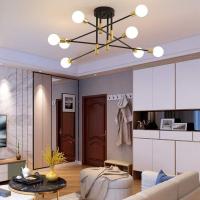 Lámpara De Techo Rustica Moderna Para Cocina Dormitorio Sala De Estar Baño Pasillo Entrada Iluminación Sputnik De Estilo Rústico - details 4