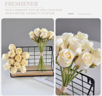 Bouquet De Rosas Rosa De 24CM Decoración Para El Hogar Propiedades Fotográficas Guía De Carretera Para Boda Flores Artificiales - details 33