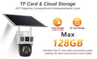 Cámara Solar Inalámbrica 6K 12MP HD Con Visión Nocturna Y Detección De Movimiento Humano Cámara De Seguridad CCTV PTZ WiFi 4G SIM Card - details 18