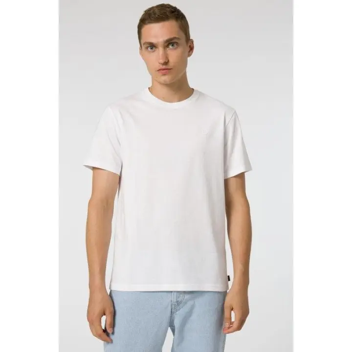 Camisetas Hombre Marcas Ropa Tiffosi Tiffosi hombre  Camisetas-Tiffosi- Barton_1 blanca - 1