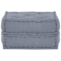 Pouffe Modular vidaXL Gris 70x70x36 Tela - details 2