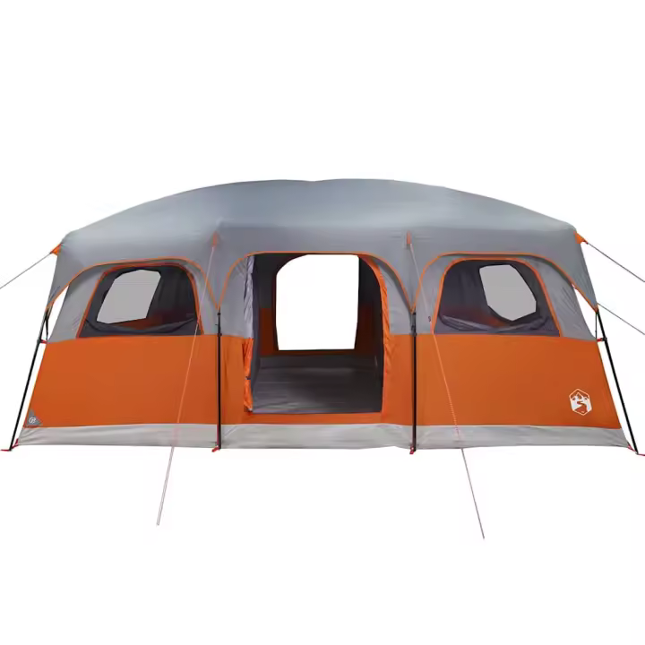 vidaXL Tienda de campaña familiar para 9 personas impermeable Color Azul,  Gris y naranja,  Verde y mas - 1