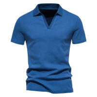 Camisa Henley Para Hombre En Algodón Ajustada Corta Casual Para Jogger Camisetas Sueltas Estilo Inglés Cuidado Facil - details 6
