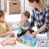 Juguete Sensorial De Montessori Para Bebés Caja De Tissue Suave Estuffed Juego Educativo De Aprendizaje Para Niños Pequeños De Alta Contraste Y Alto Contraste - details 9