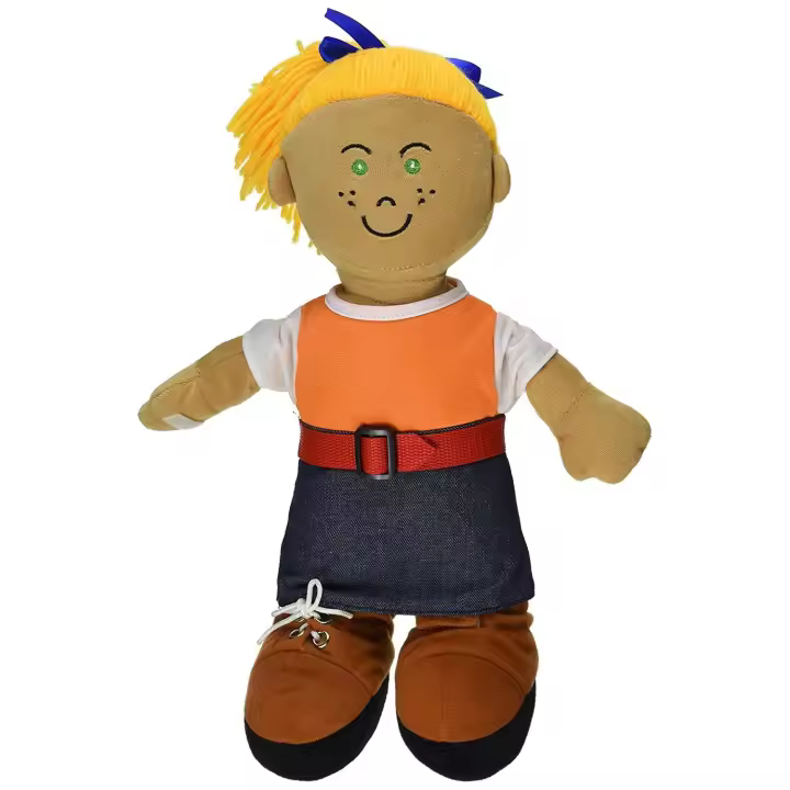 Miniland - Niña (Etni abroches) Europea. Juguete infantil - 1