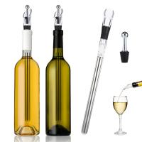 Varita De Enfriamiento De Vino De Acero Inoxidable a Prueba De Fugas Chiller De Cerveza Bebida Portátil Herramienta De Barra - details 1