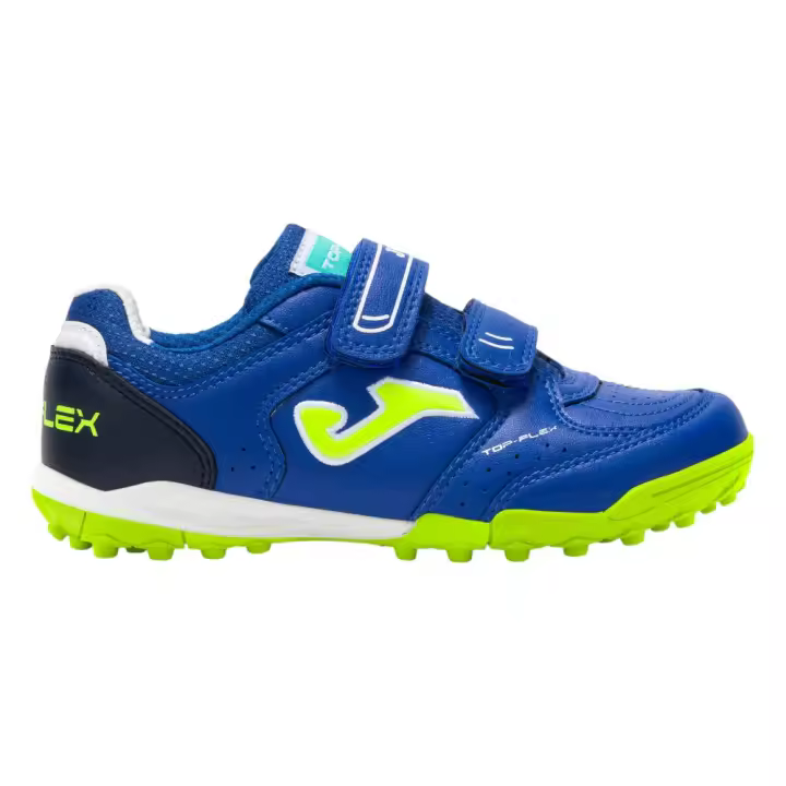 Zapatillas Joma Top Flex Jr 2504 Azul Royal Turf Tpjs2504Tfv Futbol Cesped Artificial Niño - 1