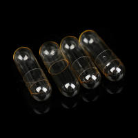 100Pc De Cápsulas Vacías De Gelatina Dura Transparentes Para Medicamentos Cápsulas De Píldora Vacia Pack Individual - details 3