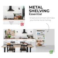 Ociodual Estantería Metálica Essential Blanco, Ideal para Hogar, Garaje, Cocina, Oficina, Multiusos, Almacenamiento Divisible, Sin Tornillos, 875kg, 5 Baldas MDF, 180 x 90 x 40cm - details 6