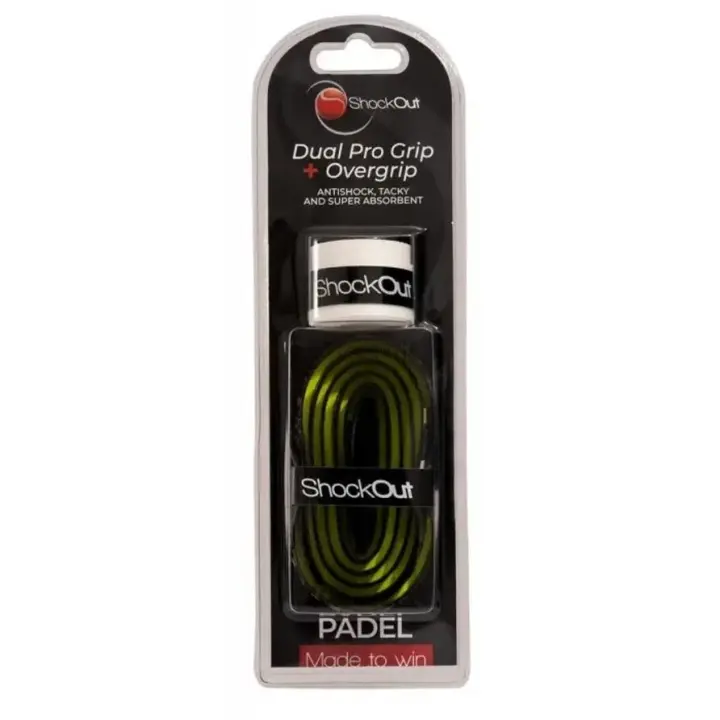 Dual Pro Grip + Overgrip ShockOut - Elegir Color - 1