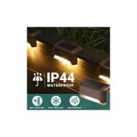 Luces Solares para Exterior Pack de 4 Luces para Escaleras impermeables iluminación LED para Escaleras Exterior Vallas patios Terrazas blanco - details 1