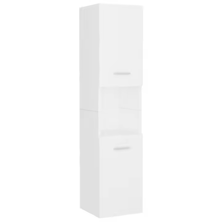 VidaXL Armario alto de baño Ronda 2 puertas + 1 módulo 130x30x30 cm - 1