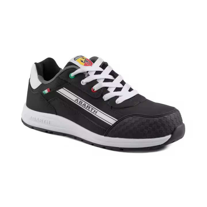 CALZADO DE SEGURIDAD ABARTH MODELO 595 NEGRO- S3 + HRO +SRC, zapatos, zapatillas, deportivos para el trabajo - 1