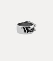 Anillo de VIVIENNE WESTWOOD with Lasso para cinturón, Anillo with Letra personalizada, gift - details 0